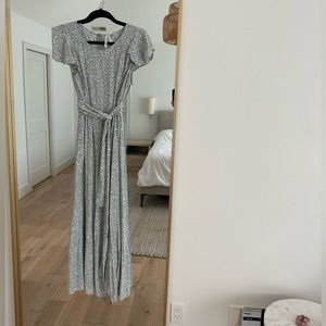 Seraphine breastfeeding friendly, Sage Maternity & Nursing Midi Dress